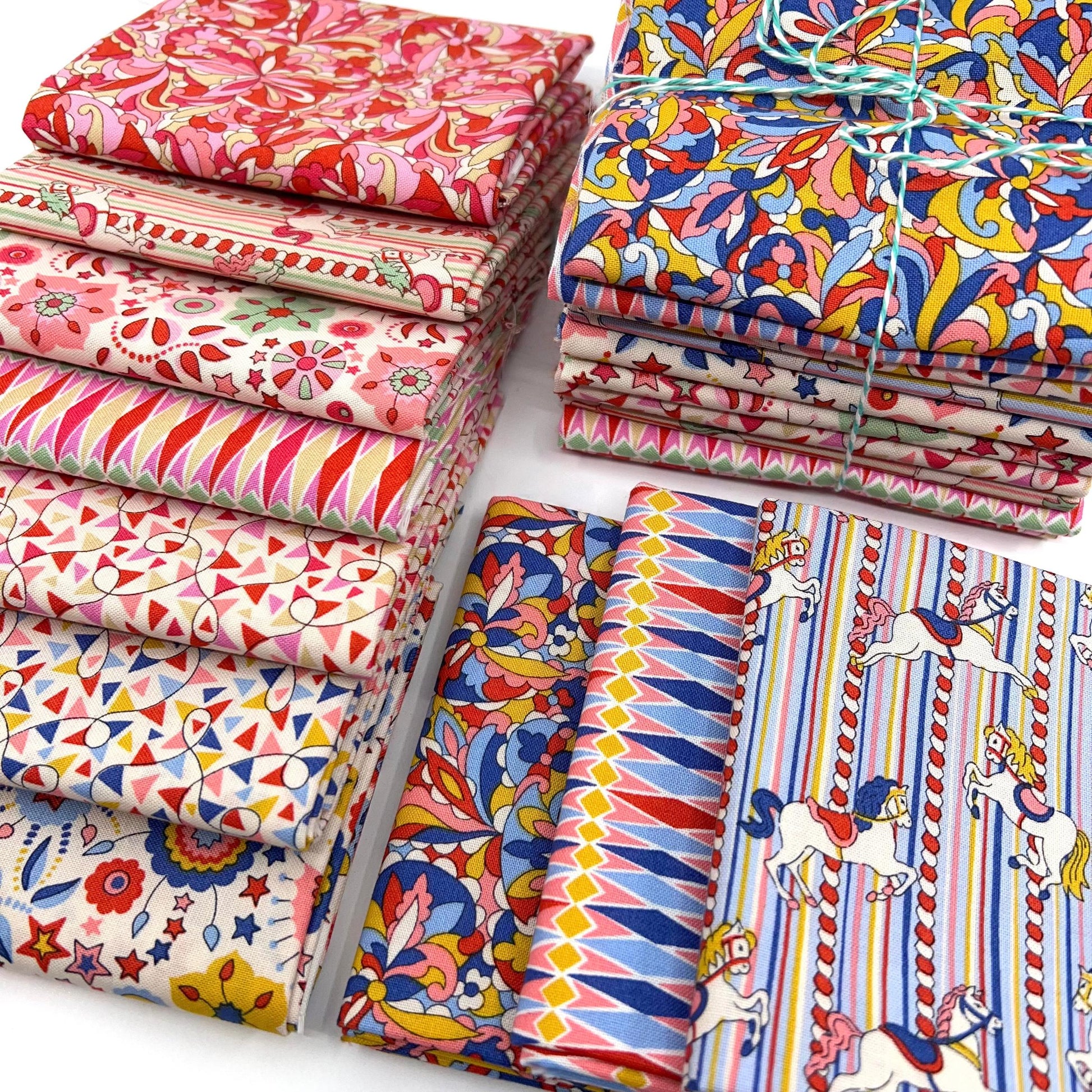Liberty Fabrics-Fat Quarter Bundle of Summer Fair (10 Pieces)-fat quarters-gather here online