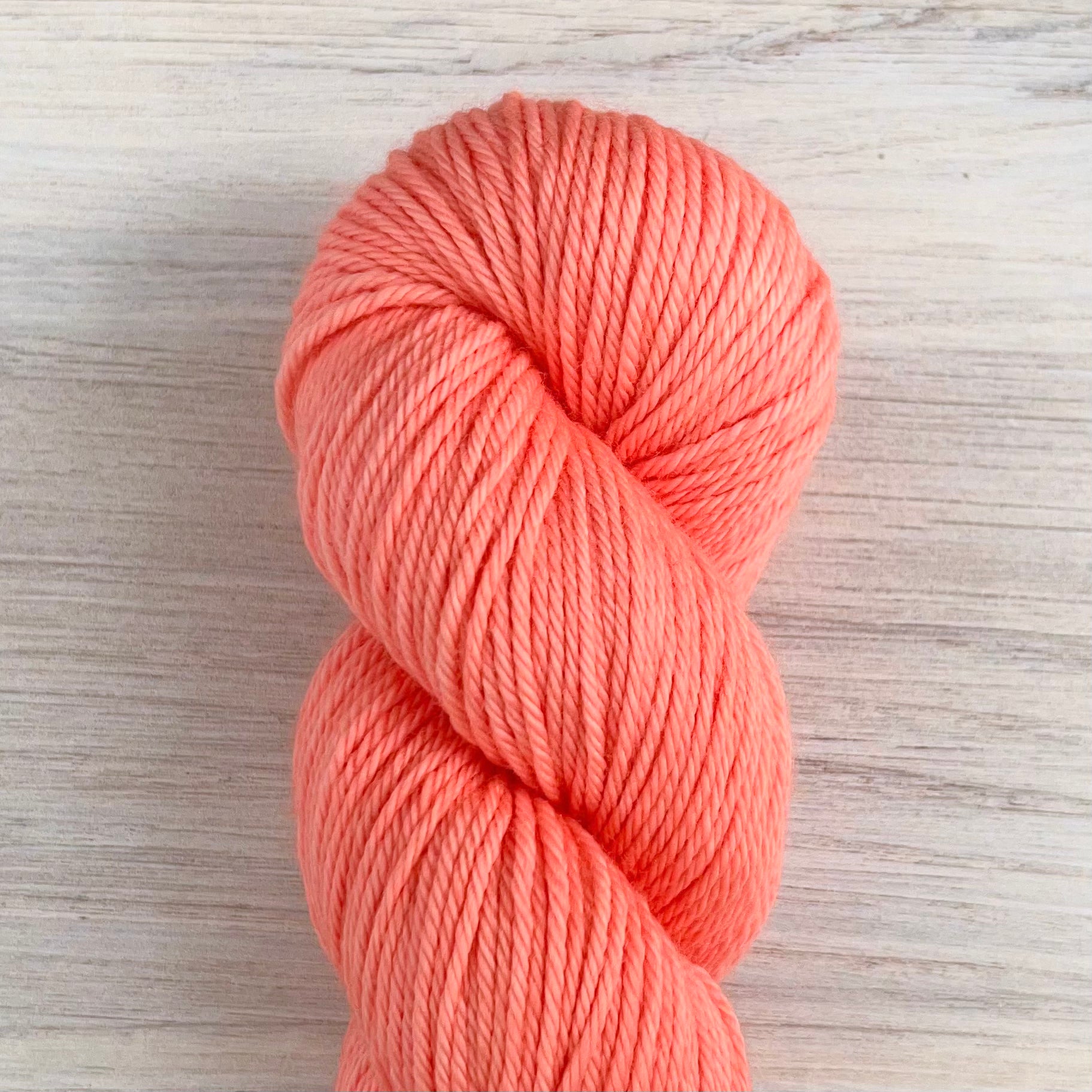 Hedgehog Fibres-Merino DK-yarn-Coral-gather here online