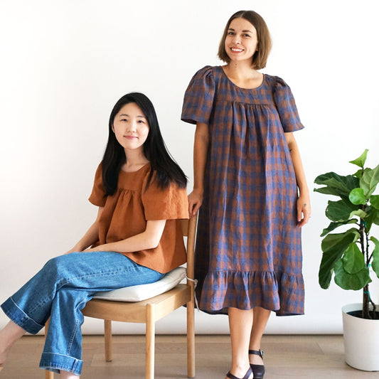 Matchy Matchy Sewing Club-Champagne Field Dress Pattern - PDF DOWNLOAD-sewing pattern-gather here online