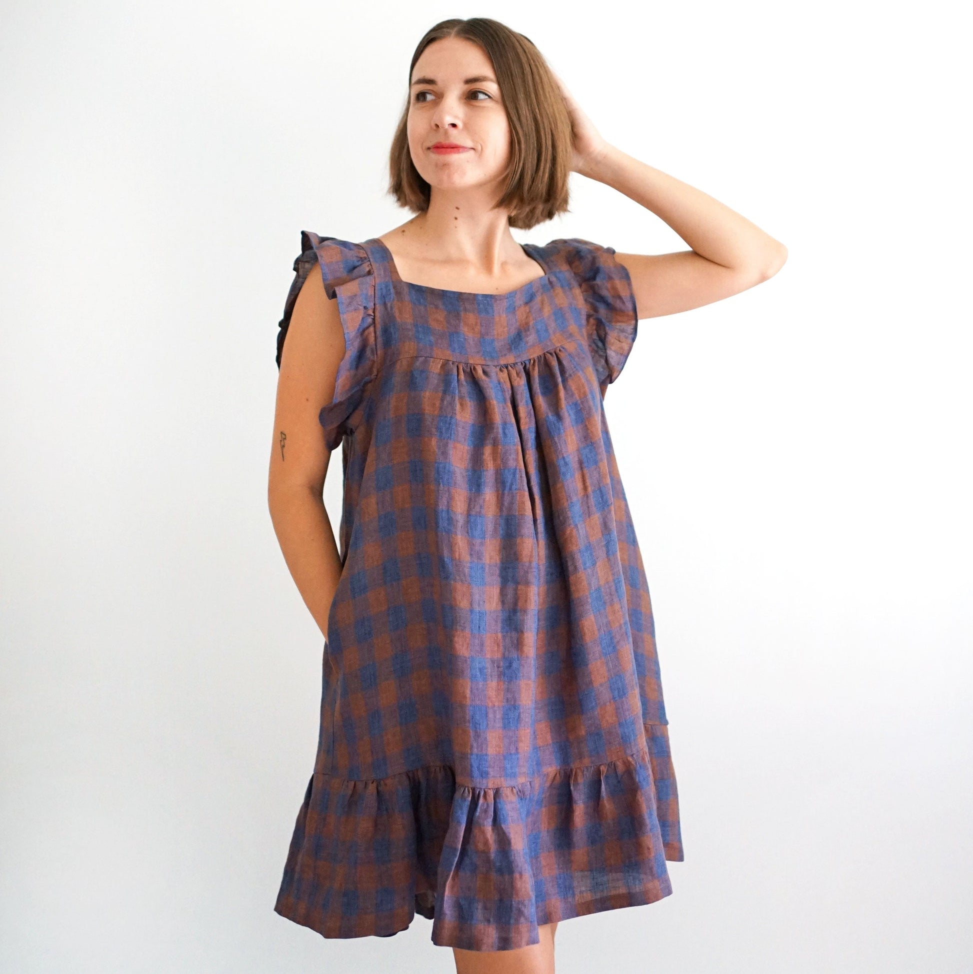 Matchy Matchy Sewing Club-Champagne Field Dress Pattern - PDF DOWNLOAD-sewing pattern-gather here online