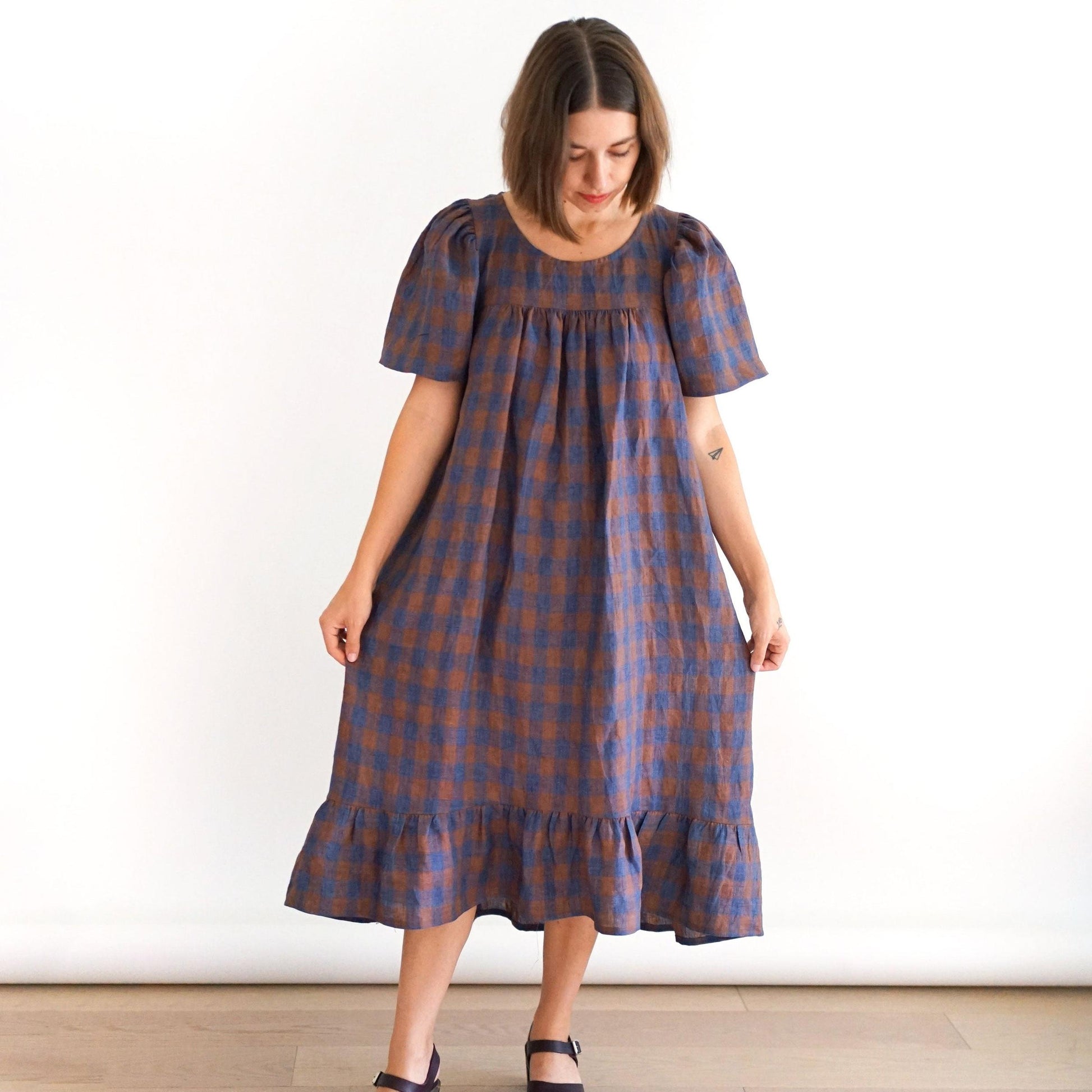 Matchy Matchy Sewing Club-Champagne Field Dress Pattern - PDF DOWNLOAD-sewing pattern-gather here online