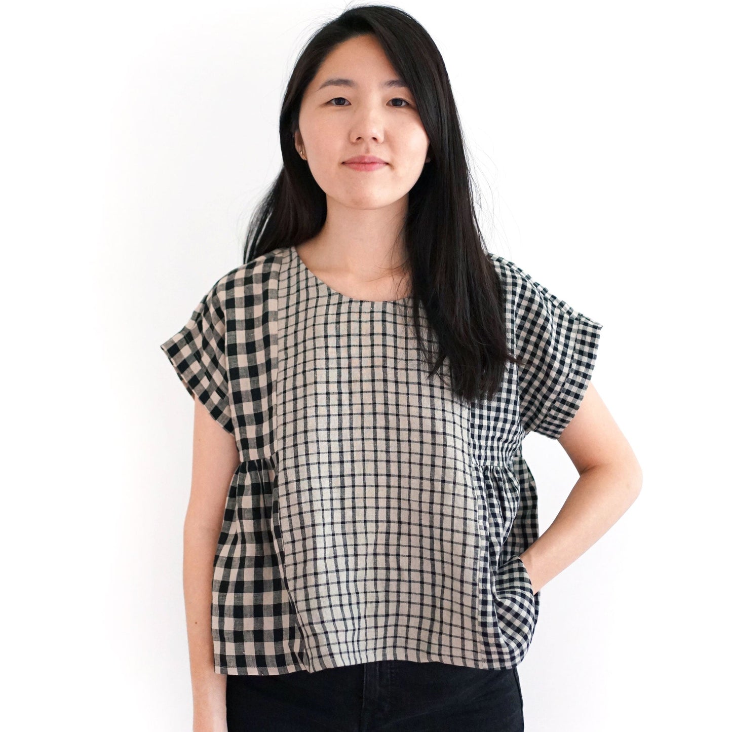 Collage Gather Top Pattern - PDF DOWNLOAD