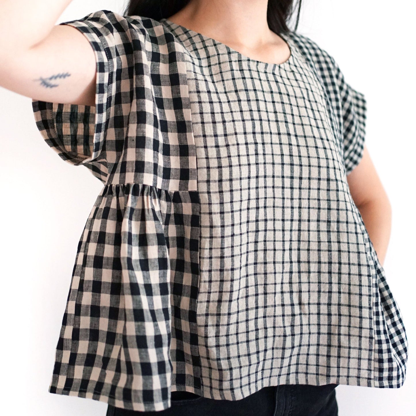 Collage Gather Top Pattern - PDF DOWNLOAD