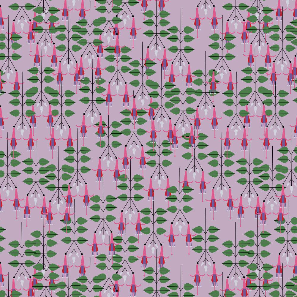 Birch Organic Fabrics-Fuchsias on Poplin-fabric-gather here online