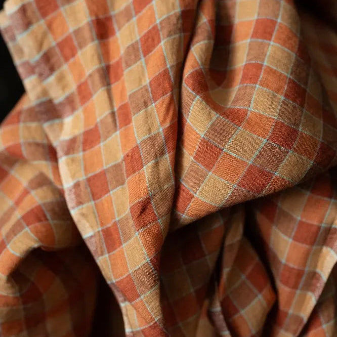 Merchant & Mills-Orange Grove Stripe Laundered Linen-fabric-gather here online
