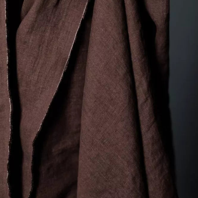 Merchant & Mills-185 Linen Core, Black Coffee-fabric-gather here online