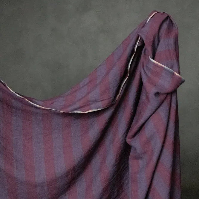 Merchant & Mills-Hygge Stripe Laundered Linen-fabric-gather here online