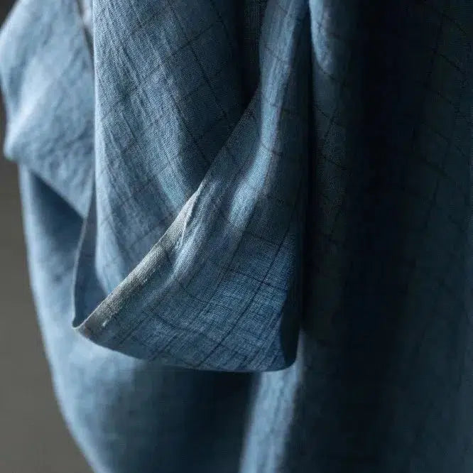 Merchant & Mills-Irish Blues Laundered Linen-fabric-gather here online