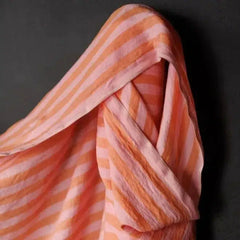 Merchant & Mills-Mallow Stripe Laundered Linen-fabric-gather here online