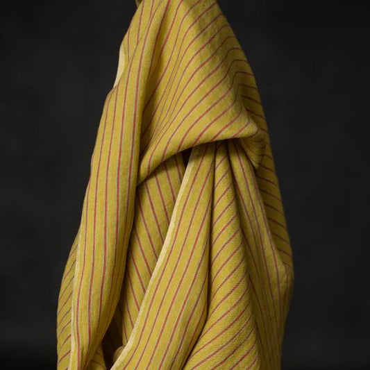 Merchant & Mills-Patisserie Stripe Laundered Linen-fabric-gather here online