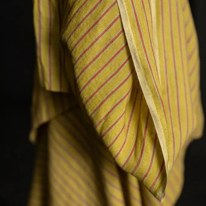 Merchant & Mills-Patisserie Stripe Laundered Linen-fabric-gather here online
