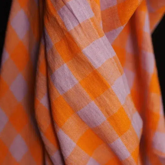 Merchant & Mills-Sweet Slice Gingham Laundered Linen-fabric-gather here online