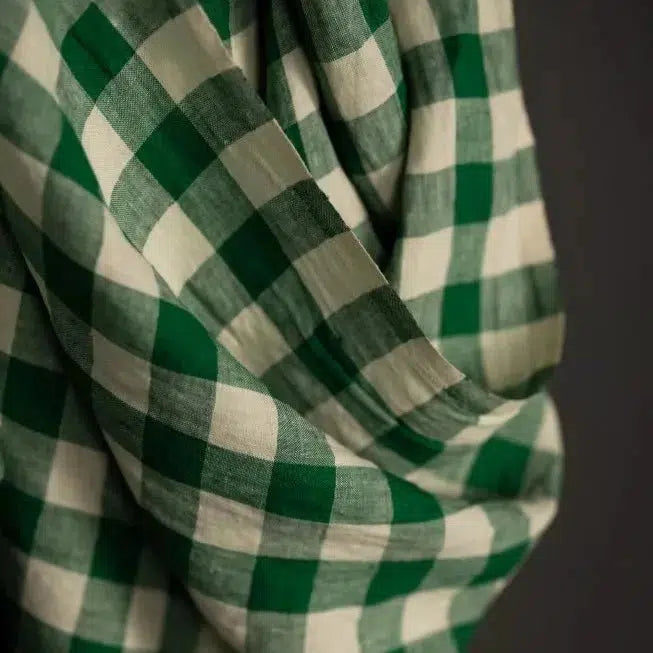 Merchant & Mills-Toto Gingham Laundered Linen-fabric-gather here online