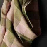 Merchant & Mills-Vetiver Check Cotton/Linen-fabric-gather here online