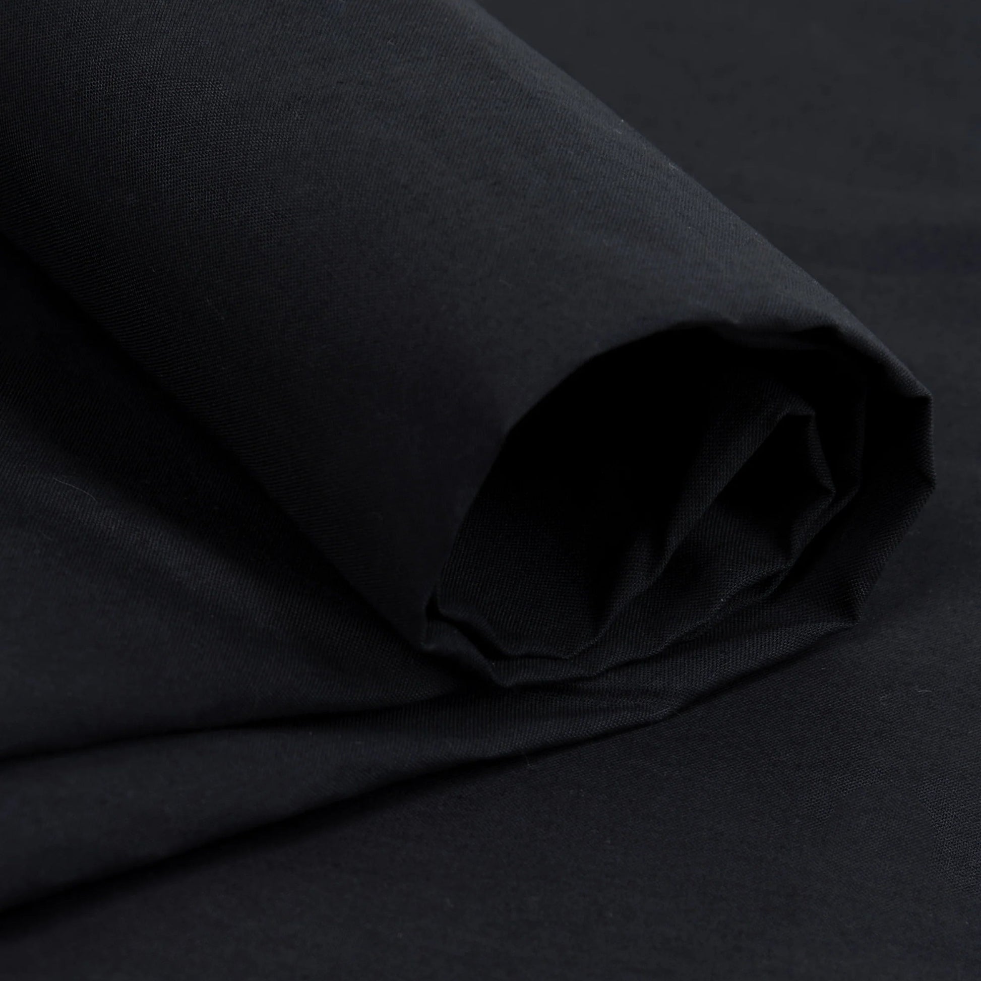 Atelier Brunette-Water-Repellent Cotton - Black-fabric-gather here online