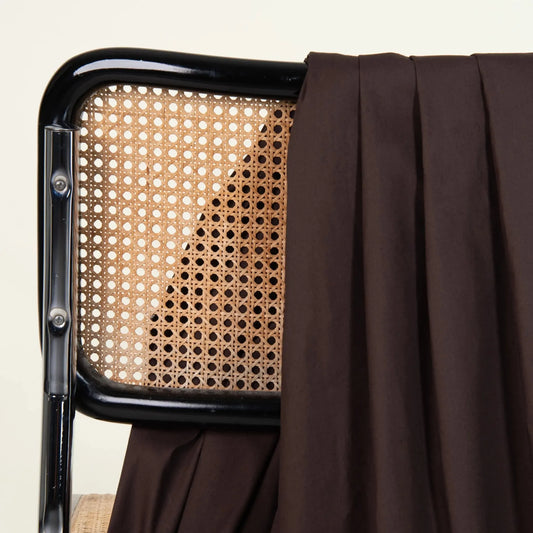 Atelier Brunette-Water-Repellent Cotton - Oat Chocolate-fabric-gather here online