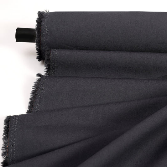 Atelier Brunette-Bamboo Cotton - Deep Charcoal-fabric-gather here online