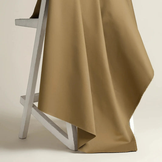 Atelier Brunette-Stretch Cotton Chino - Iced Mocha-fabric-gather here online