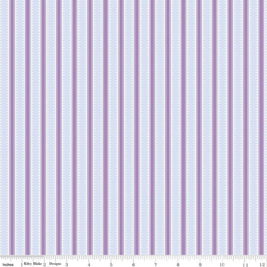 Riley Blake Designs-Stripes Powder Pearl-fabric-gather here online