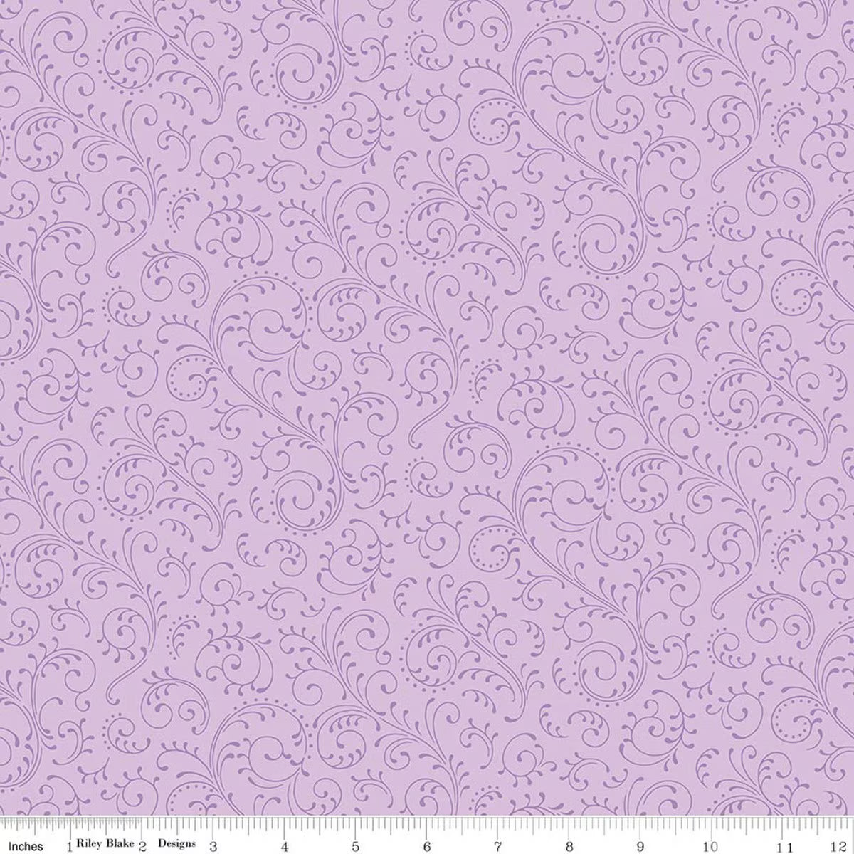 Riley Blake Designs-Scrolls Lavender Pearl-fabric-gather here online