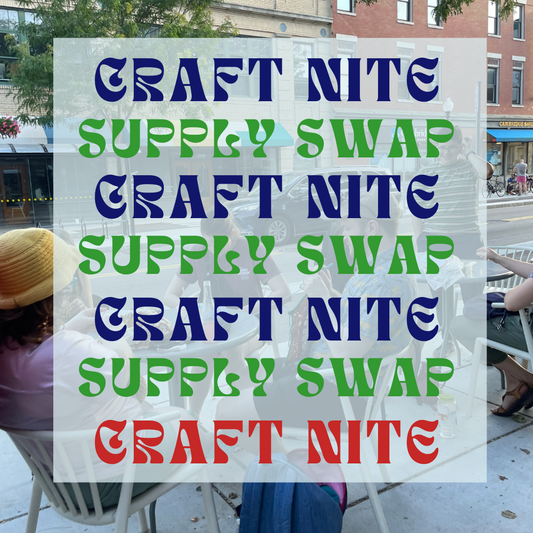 gather here Events-Craft Nite Craft Supply Swap-EVENT-gather here online