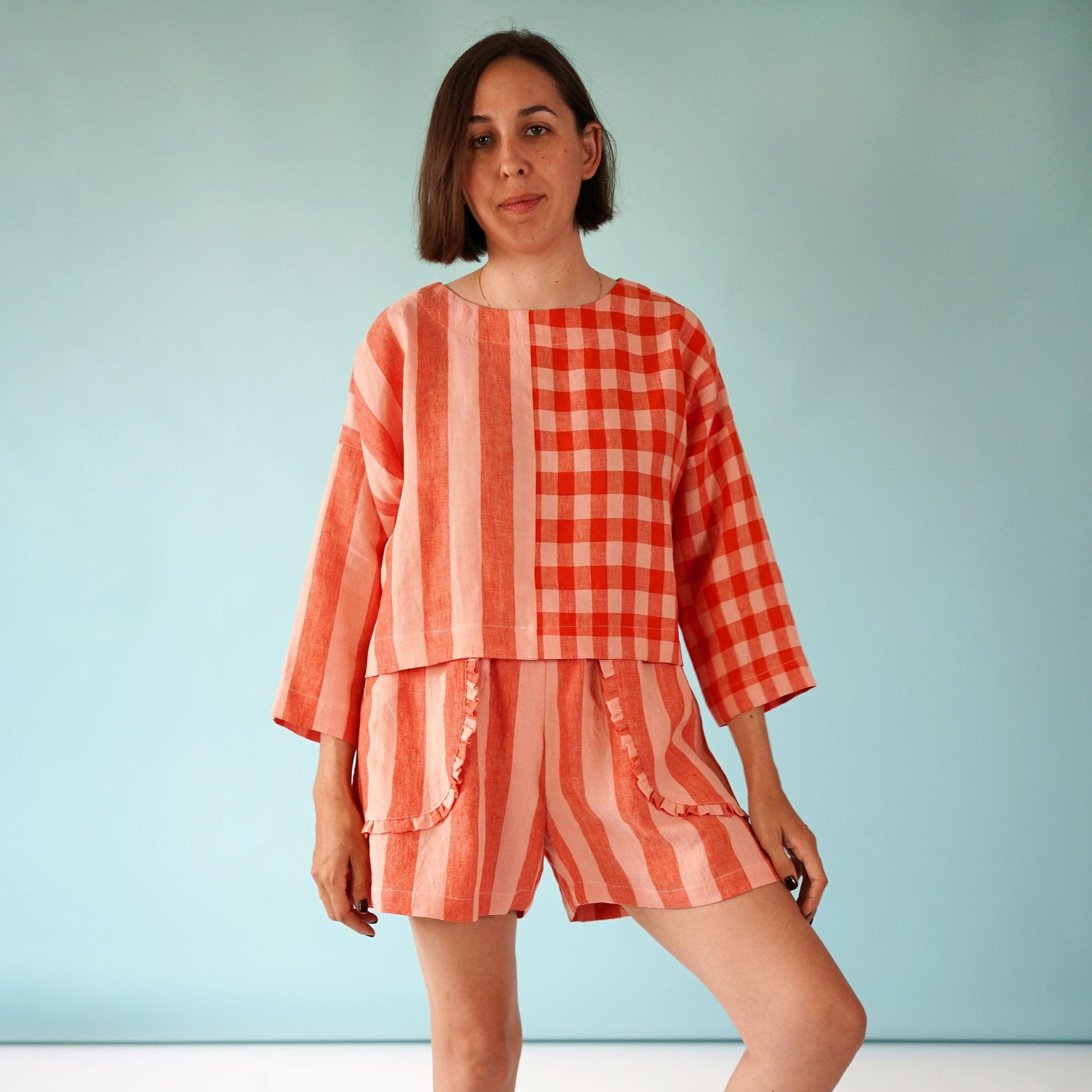 Matchy Matchy Sewing Club-Craft Studio Tee Pattern - PDF DOWNLOAD-sewing pattern-gather here online