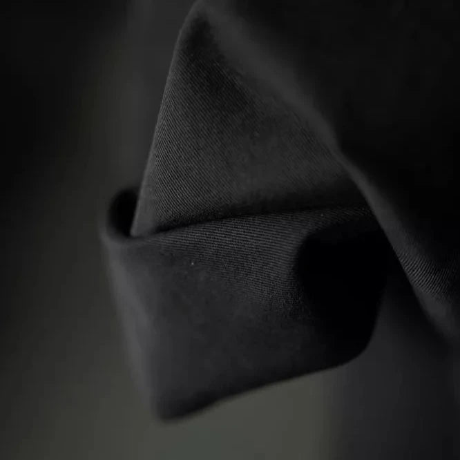 Merchant & Mills-Black 8oz Organic Sanded Twill-fabric-gather here online