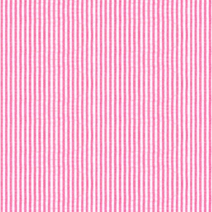 Robert Kaufman-Seersucker Stripe Hot Pink-fabric-gather here online