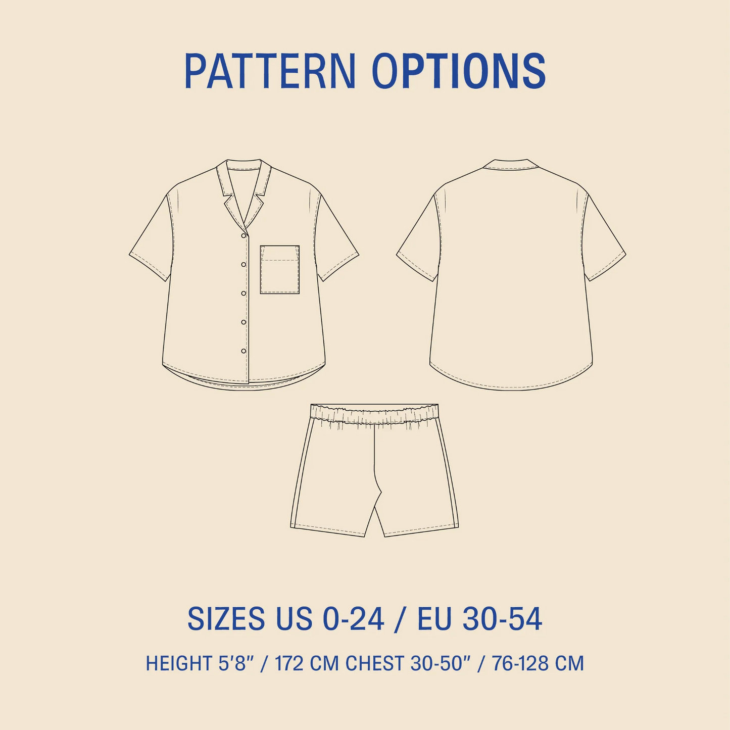 Wardrobe By Me-Camp Shirt & Shorts Pattern-sewing pattern-gather here online