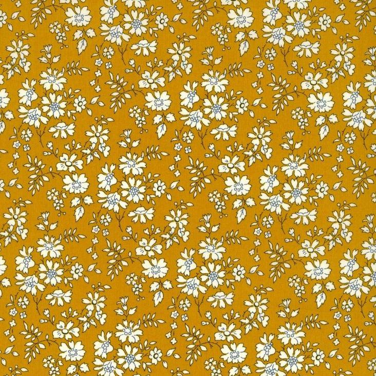 Liberty of London-Tana Lawn - Capel Mustard-fabric-gather here online