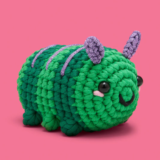 The Woobles-Carl the Caterpillar Crochet Kit-knitting / crochet kit-gather here online