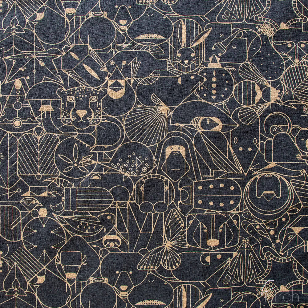 Birch Organic Fabrics-End Papers Basic Cast Iron Barkcloth-fabric-gather here online