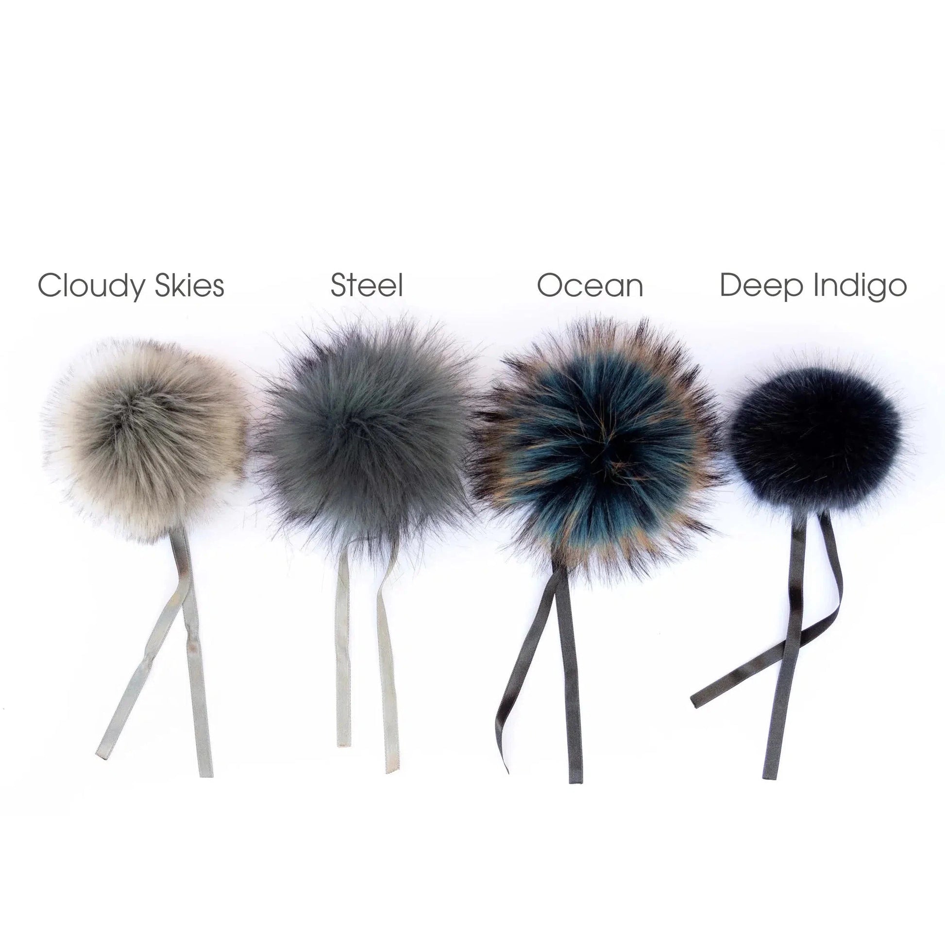 Ikigai Fiber-Faux Fur Pom-Pom, 15mm-pompoms-Cloudy Skies-gather here online