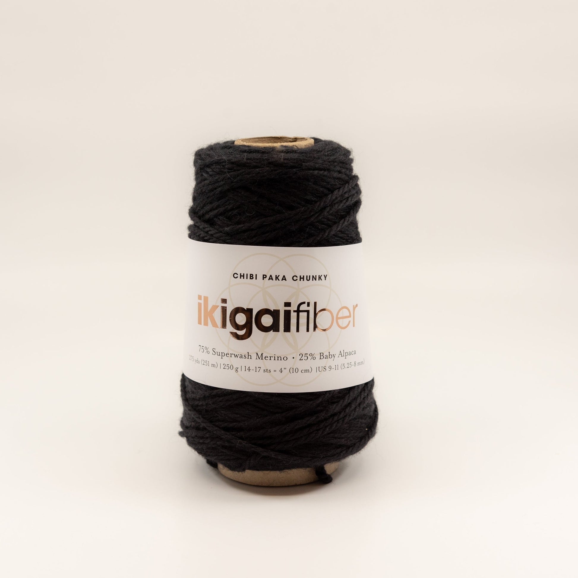 Ikigai Fiber-Chibi Paka Chunky - Cones-yarn-Onyx-gather here online