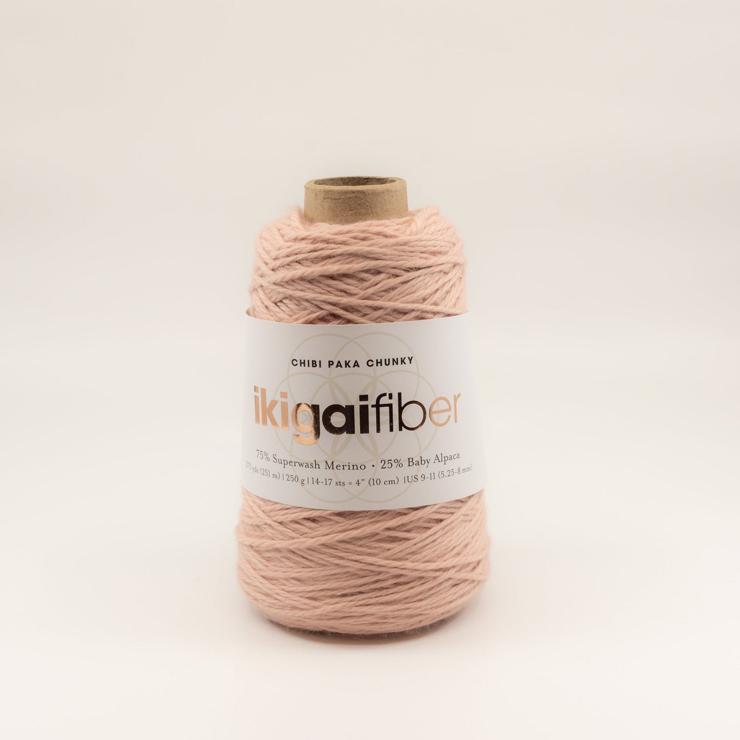 Ikigai Fiber-Chibi Paka Chunky - Cones-yarn-Rosé-gather here online