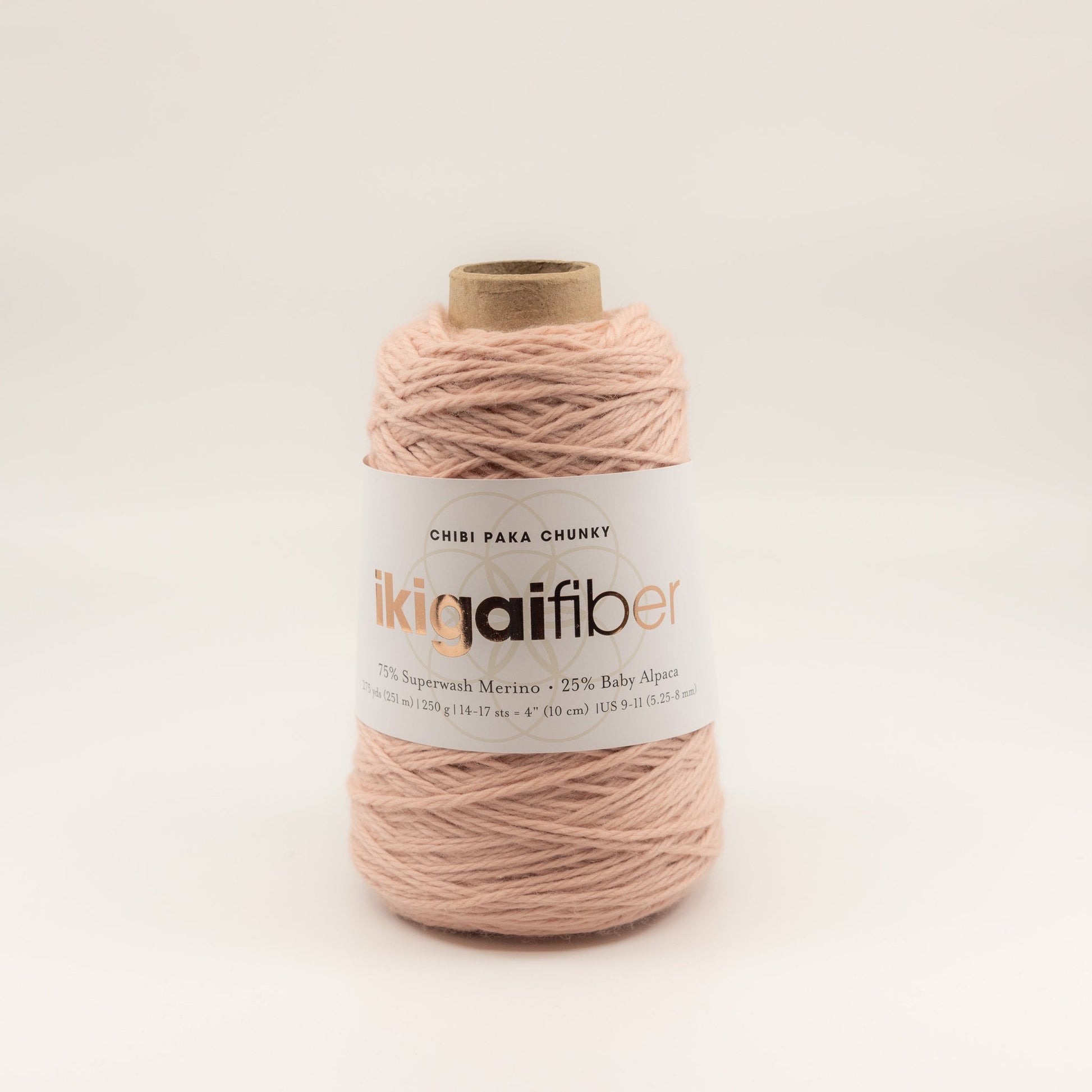 Ikigai Fiber-Chibi Paka Chunky - Cones-yarn-Rosé-gather here online