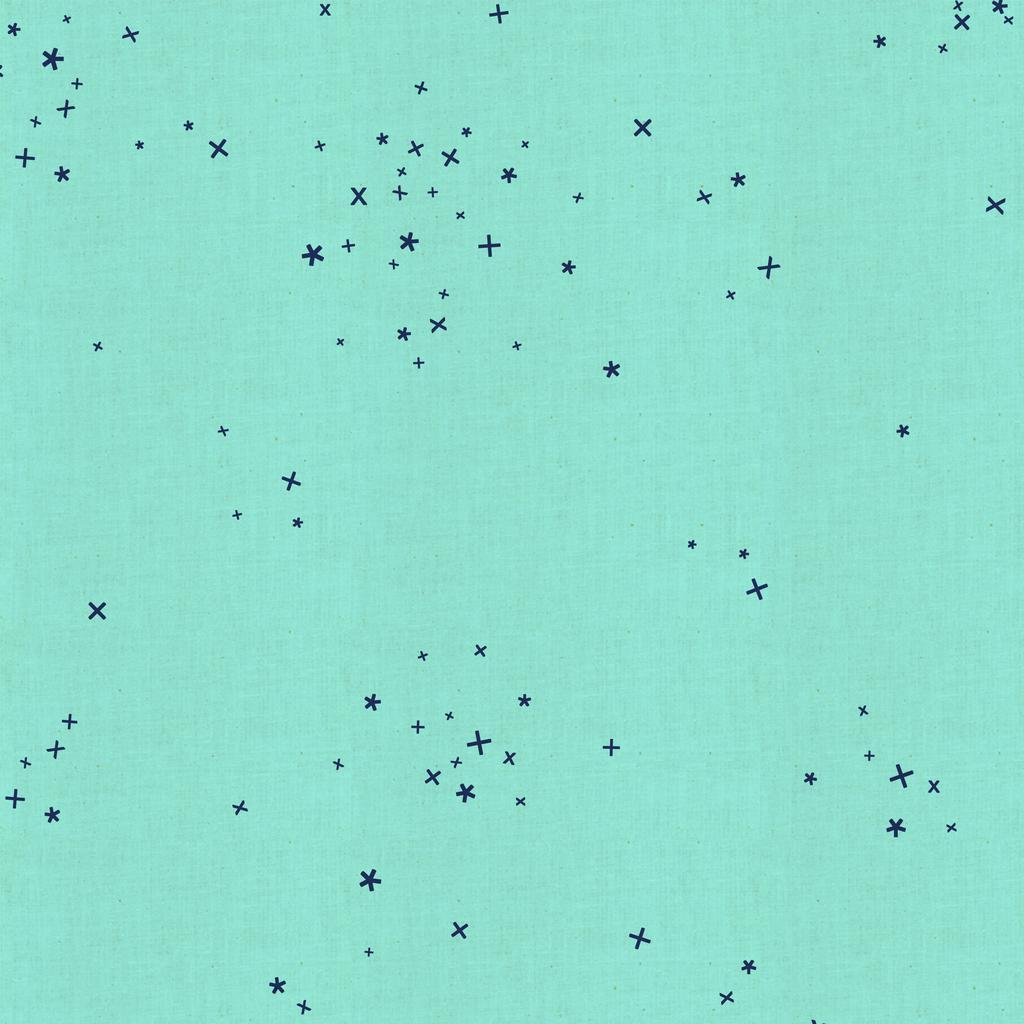 Cotton + Steel-REMNANT: Freckles Mint Chip 30% OFF 1.97 YDS-fabric remnant-gather here online