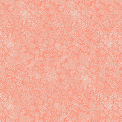 Cotton + Steel-REMNANT: Menagerie Champagne, Coral 30% OFF 1.61 YDS-fabric remnant-gather here online