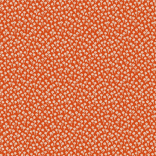 Cotton + Steel-REMNANT: Tapestry Dot: Rifle Red 30% OFF 1.41 yds-fabric remnant-gather here online