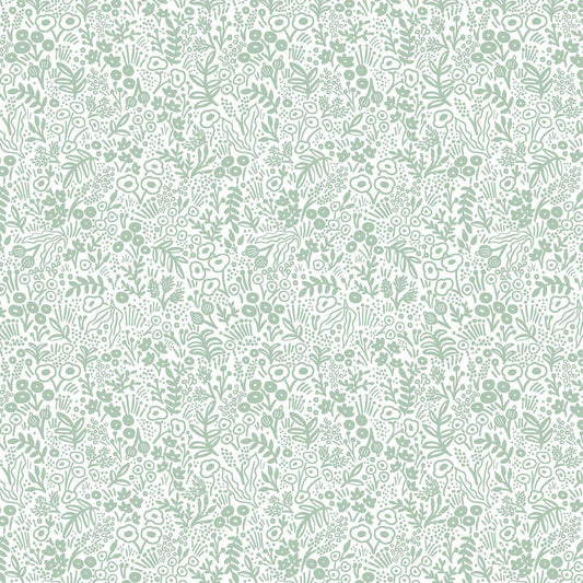 Cotton + Steel-REMNANT: Tapestry Lace, Sage 30% OFF 1.58 YDS-fabric remnant-gather here online