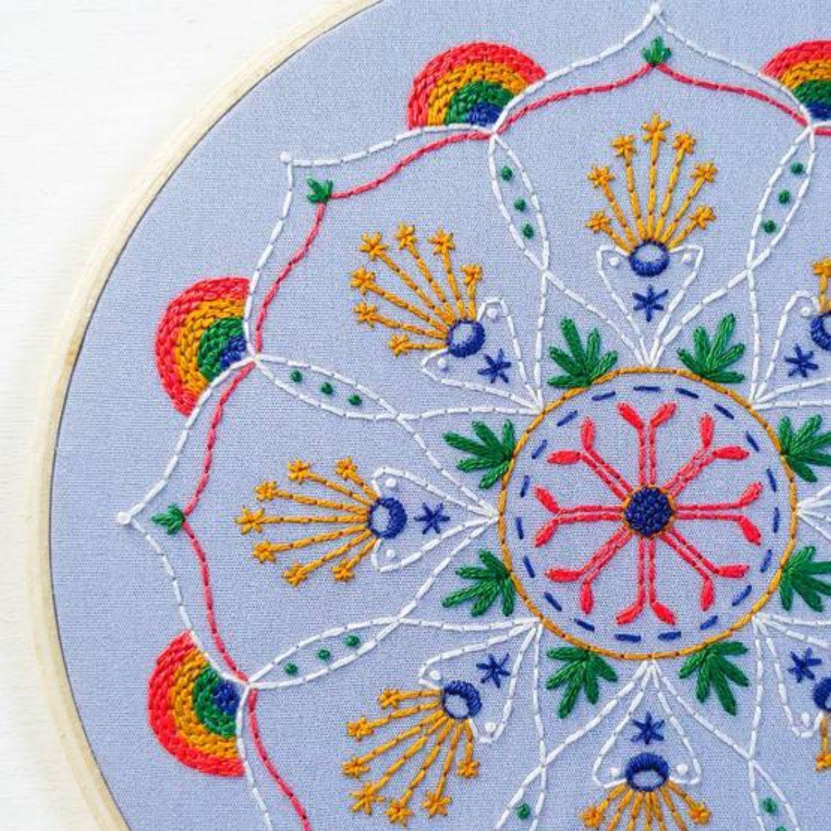 gather here classes-Embroidery Club - Mandalas - 4 sessions-class-gather here online