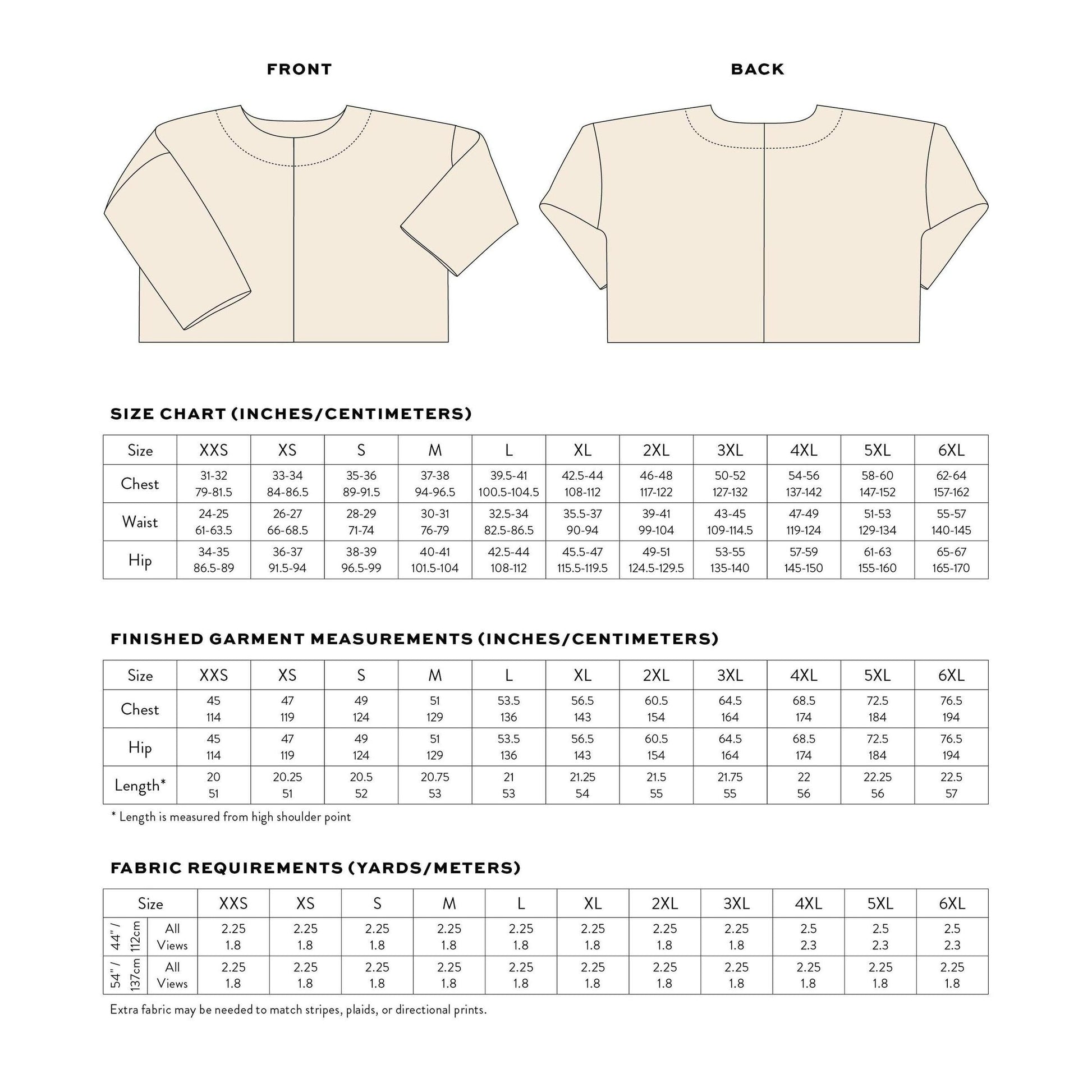 Matchy Matchy Sewing Club-Craft Studio Tee Pattern - PDF DOWNLOAD-sewing pattern-gather here online