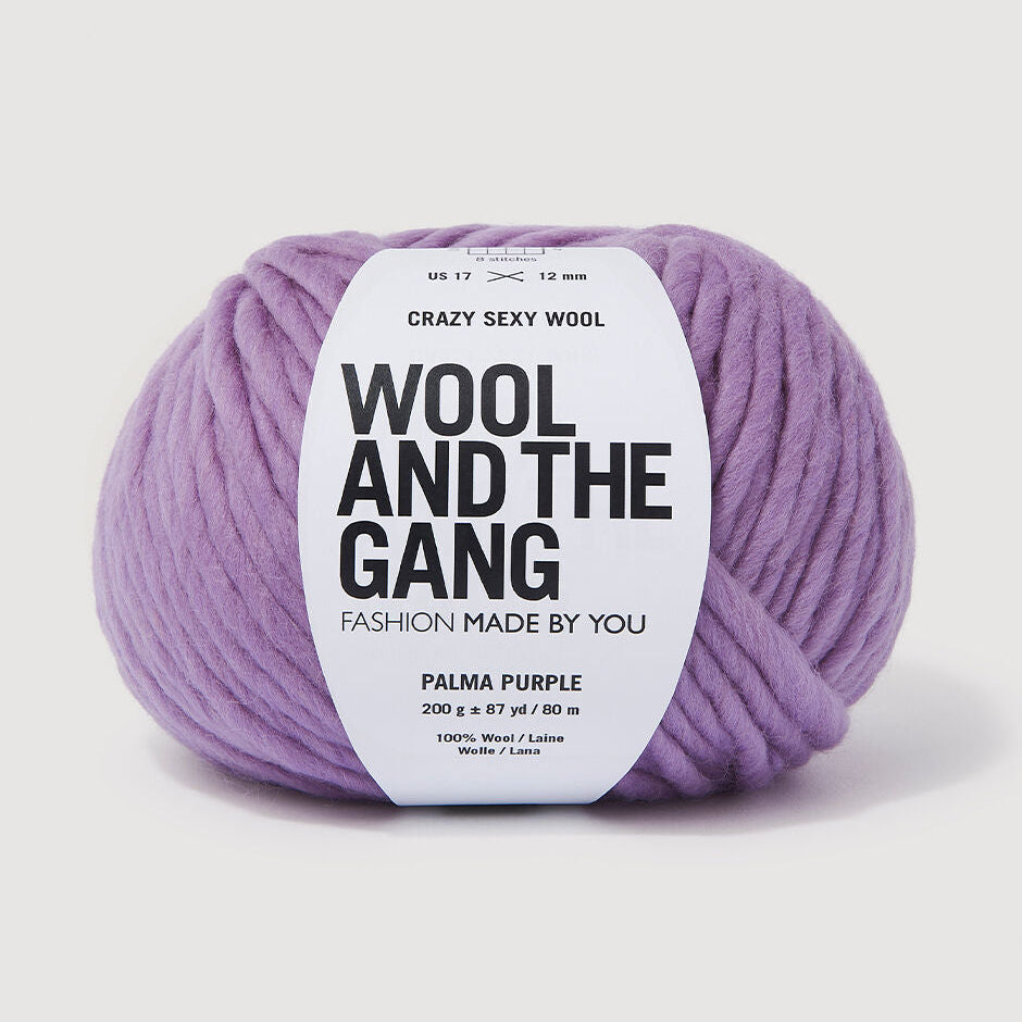 Wool and the Gang-Crazy Sexy Wool-yarn-Palma Purple-gather here online