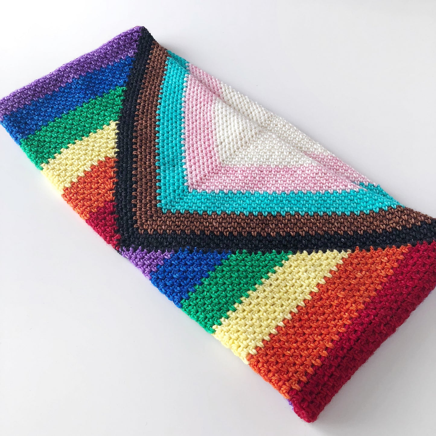 gather here classes-Pride Progress Crochet Cowl - 2 sessions-class-gather here online