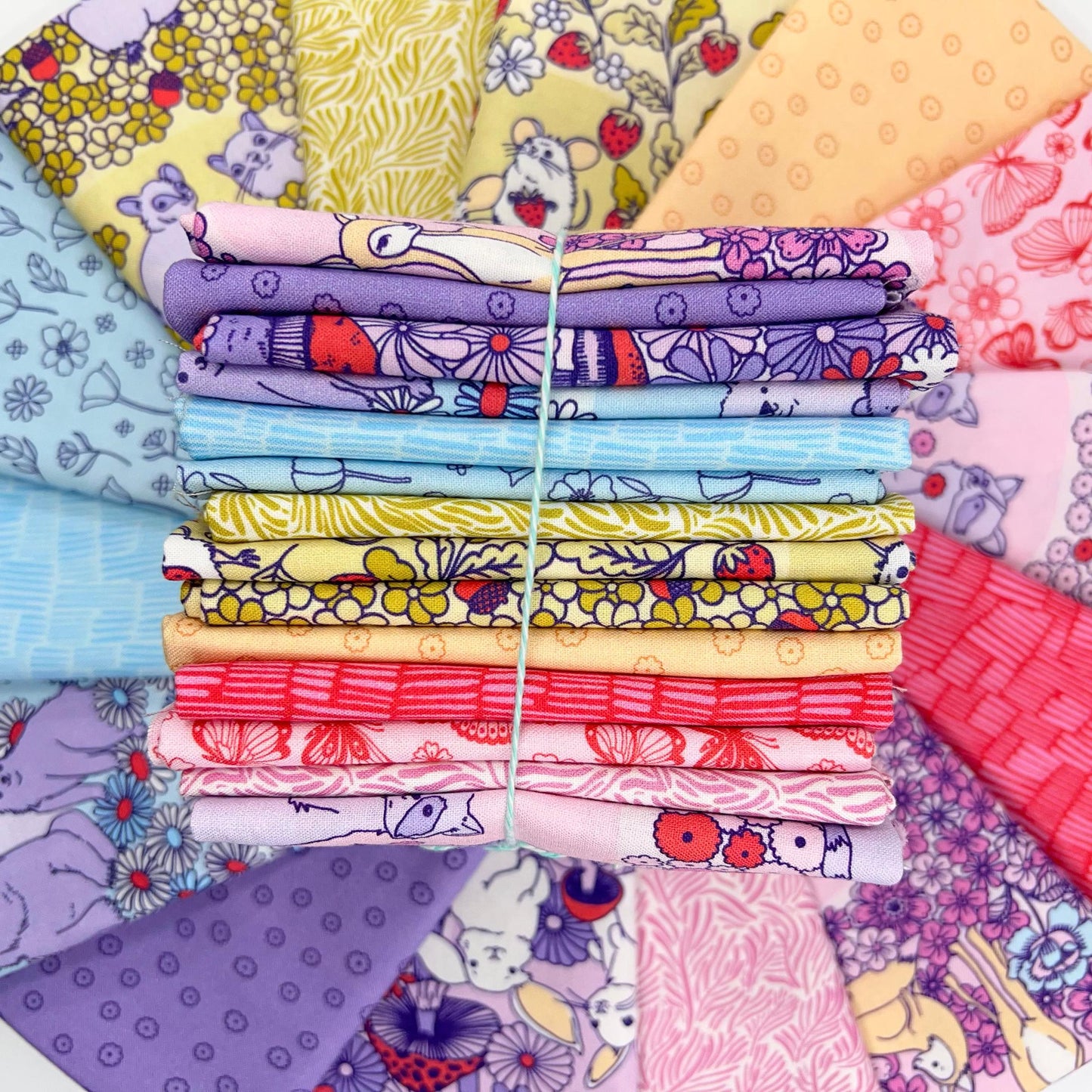 Cloud9-Fat Quarter Bundle of Forest Friends (14 Pieces)-fat quarters-gather here online