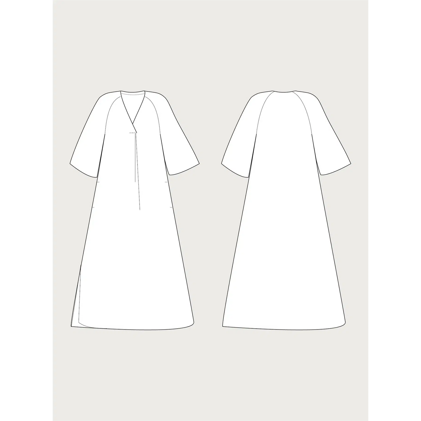 Assembly Line-Kaftan Dress Pattern-sewing pattern-gather here online