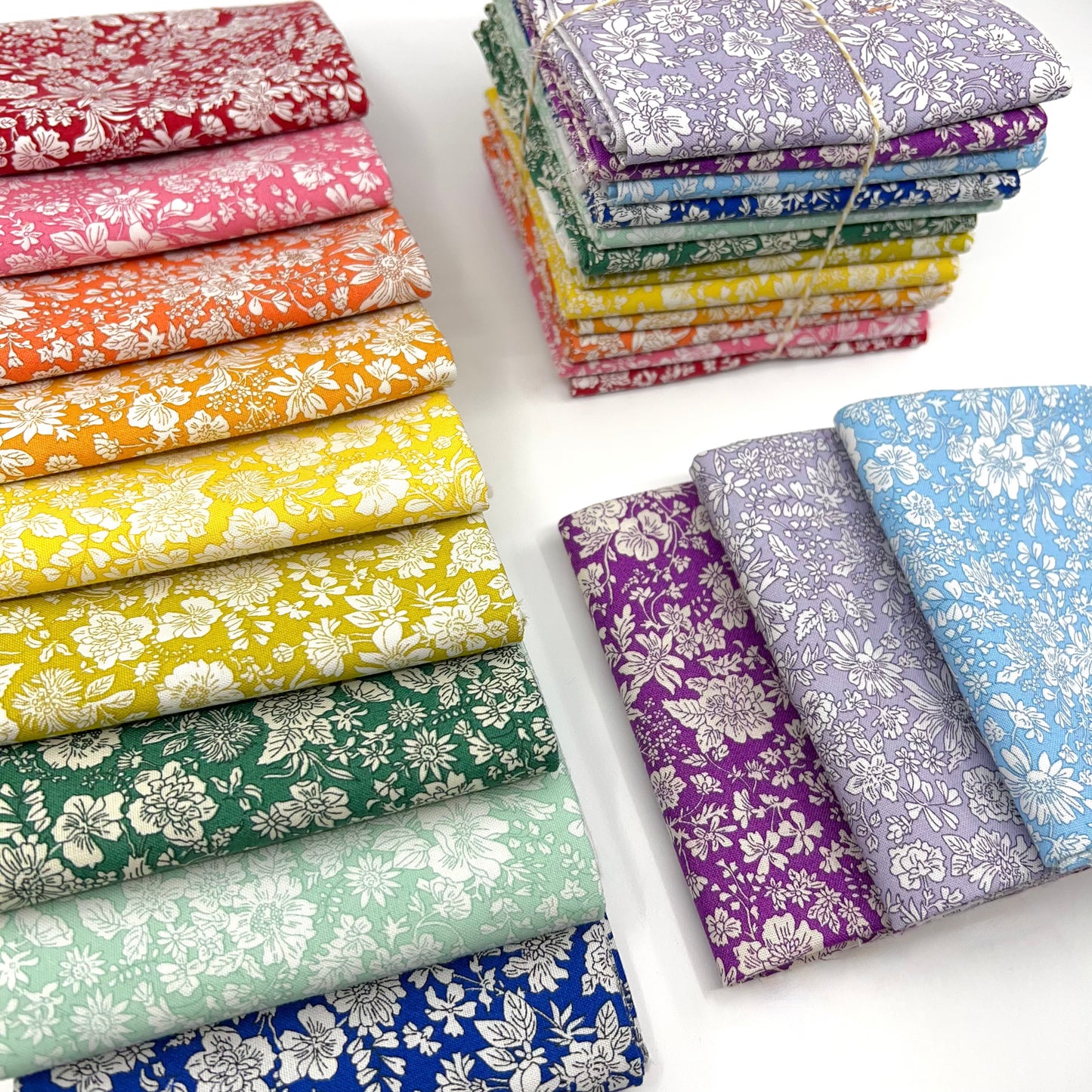 Fat Quarter Bundle of Rainbow Emily Belle (12 Pieces)
