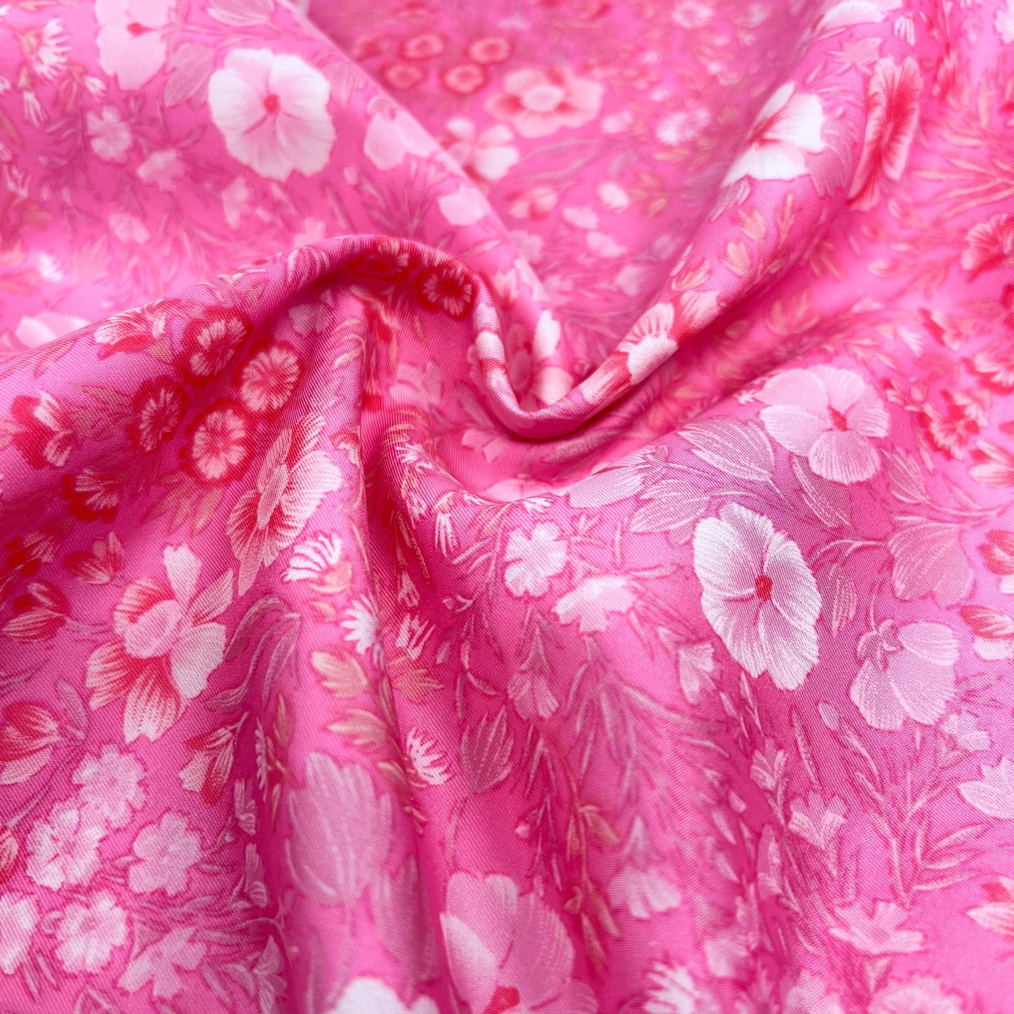 Lady McElroy-Pink Posey Twill-fabric-gather here online
