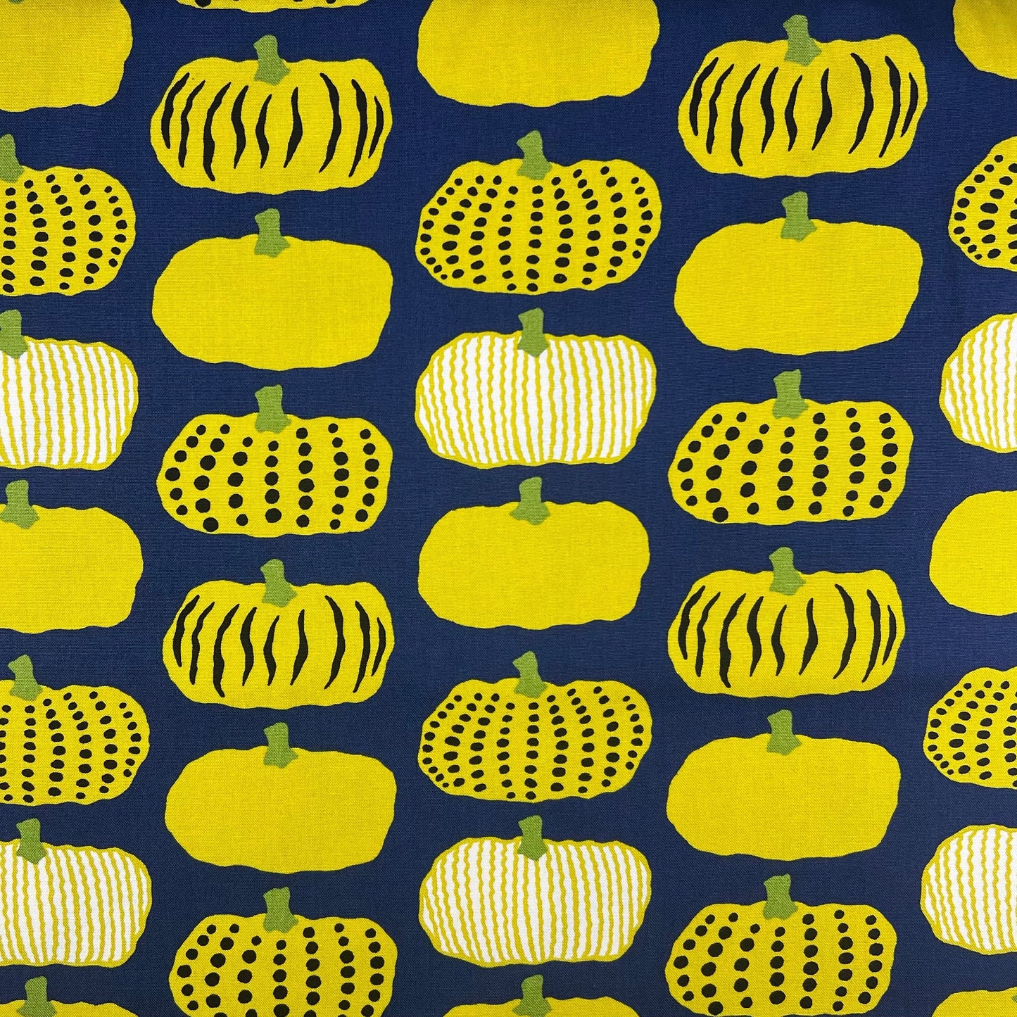 Kobayashi-Yellow Pumpkins on Canvas-fabric-gather here online