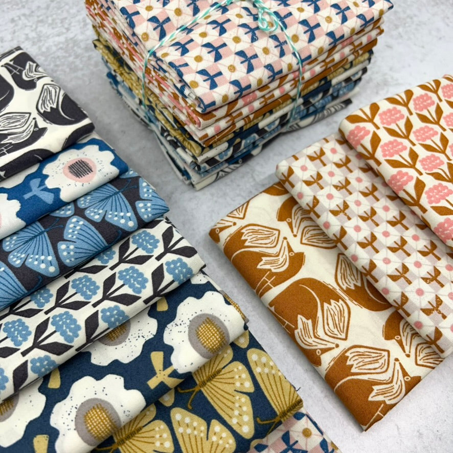 Fat Quarter Bundle of Fox & Flutter (10 Pieces)